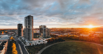 Coucher de soleil sur Montréal